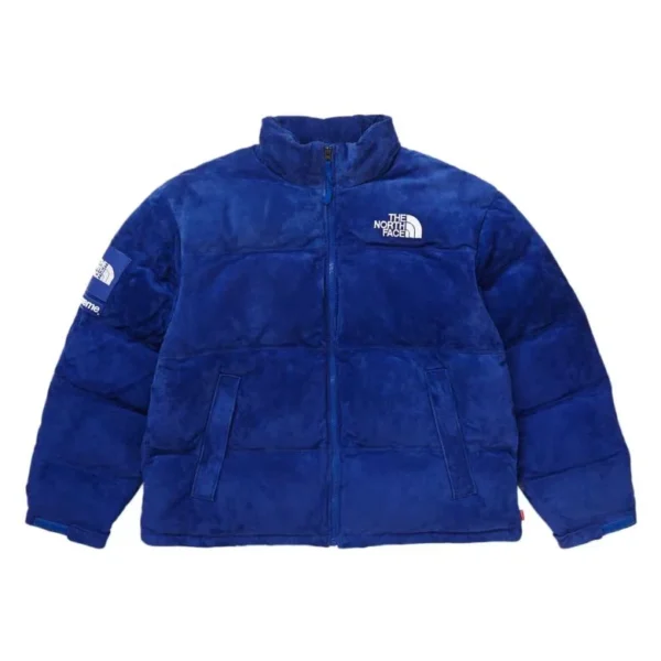 the-North Face -Suede Blue Jacket