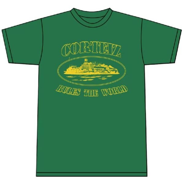 Camiseta Corteiz 2019 OG Alcatraz Verde Bosque
