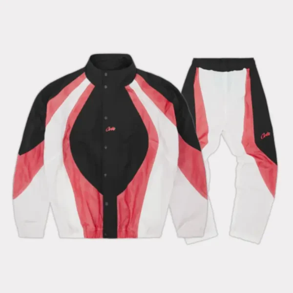 Chándal Corteiz Vertigo Shuku Negro/Rojo