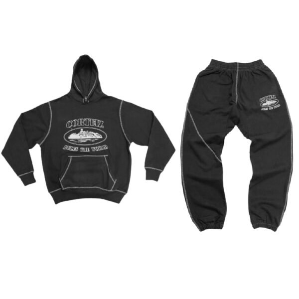 Chándal Corteiz Superior – Negro