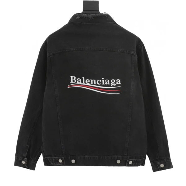 Balenciaga Denim Jacket C-Shape Logo