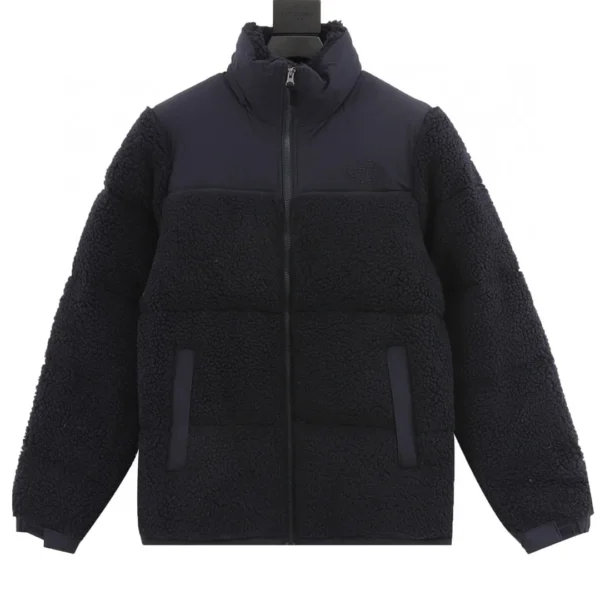 the-North Face Nuptse Shorpa Black