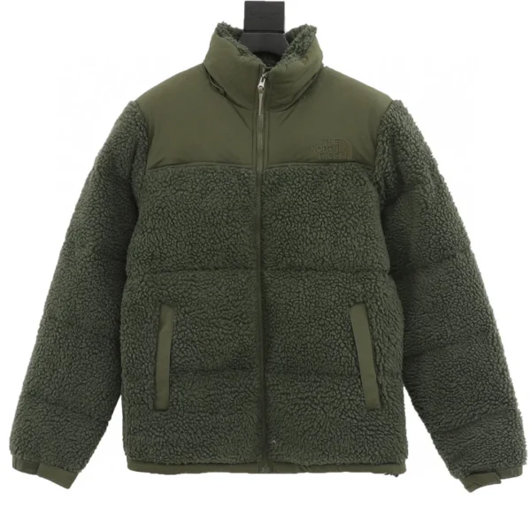 the-North Face Nuptse Shorpa Khaki